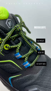 Modasafe M-2541Anti-static Low Cut 4.5" Laces-Up Safety Shoes (Sirim&Dosh)| Kasut Safety | Safety Sneakers (ESD)