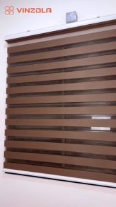 [Vinzola] Maple Woodlook Milk Korea Zebra Blinds Cord Pulley / Langsir Bidai Korea / Height 6ft / 7ft / 8ft / 9ft