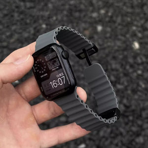 Ocean Band for Apple Watch Strap 45mm 44mm 49mm 40mm 41mm 42mm Magnetic Silicone Bracelet correa Series 9 8 7 6 5 SE 4 3 Ultra 2