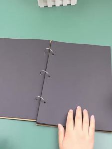 Sổ Phác Thảo Bìa Kraft Trắng Khổ A4 - Sổ Vẽ Rời 3 Lỗ Dành Cho Tranh Màu Nước Màu Gouache Giấy Bìa Cứng 50 Trang Sổ Tay Vẽ Tranh