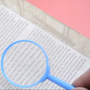 [Happy Kids] 60mm Plastic Handheld Magnifying Glasses Magnifier Loupe Glass Observation Tool 放大镜 Kanta Pembesar - BT348