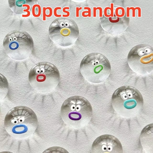 Mini Cartoon Transparent Doll Pinching Relieving Cartoon Pinching Soft Slow Rebound Sticky Squishy Squeezing Cute Funny Toys