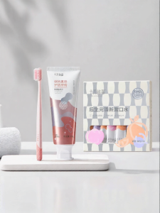 SHI YUE JIE JING | Postpartum Soft Toothbrush with Probiotic and Teeth Cleaning Toothpaste