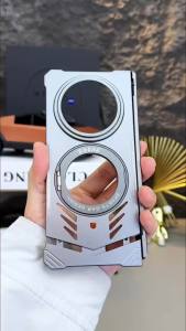 Ốp Lưng Điện Thoại Vivo X Fold5/X Fold6 Kim Loại Từ Tính Chống Sốc Hợp Kim Nhôm 360 Độ °   Tương Thích Với Sạc Không Dây Stand Cover