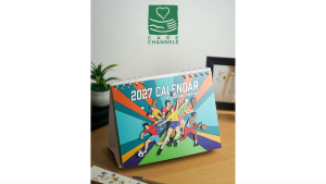 2027 Sports Days 3D Desk Calendar | 7-Page Die-Cut Layered Desktop Calendar | Office & Home Gift