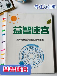 Childrens Maze Training Intelligence Toys Path Finding Mindful Strategy Development Educational Tools Early Learning Flash Cards