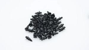 RYSJM | 20/30/50PCS 6mm Black Rivet Fairing Body Trim Panel Fastener Screw Clips Plastic Rivet Fairing Clips For Honda Suzuki Kawasaki