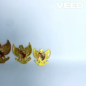Pin Bros Garuda Untuk Paskibra PNS Pramuka Bahan kuningan Resin