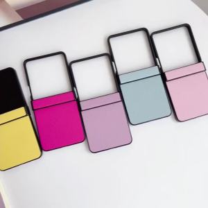 szhaiyu | Shockproof Phone Case for Samsung Galaxy Z Flip 8 7 6 5 4 3 Flip8 Flip7 FE Flip6 Flip5 Flip4 5G Luxury Leather Protective Cover