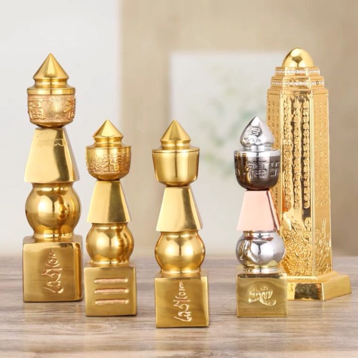 🛍SG～🛍FengShui Bronze 5 Elements Pagoda 风水纯铜五行五轮塔/五黄柱| Lazada Singapore