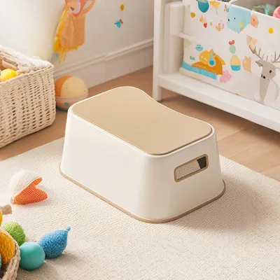 Non-Slip Childrens Footstool Bathroom Toilet Step Bench Breastfeeding Piano Short Stool Plastic Material from Mainland China