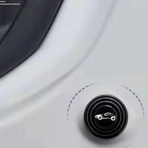 QXNY 10&20pcs Car Door Silicone Anti Shock Pad Universal Trunk Sound Insulation Thickening Cushion Stickers Anti Scratch Gaskets