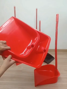 Durable PP Heavy-Duty Sweeper and Dustpan Set with Enhanced Dust Capacity