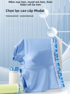 MiiOW | Quần lót nam Teen Catman bằng vải Modal Mulberry Silk kháng khuẩn thoáng khí quần đùi cạp vừa mùa hè quần lót nam