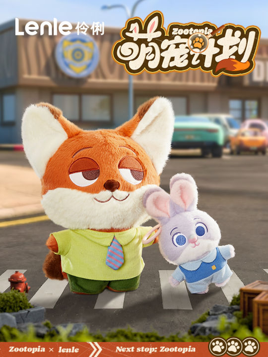 Đồ Chơi Búp Bê Nhồi Bông Dễ Thương Disney Zootopia Nick Judy Tượng Treo Trang Trí Cho Tiệc Sinh Nhật Quà Tặng Cho Bé Trai Và Bé Gái