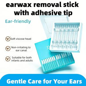 YS00115 ---Stickable Sticky Ear Stick Ear Cleanser Soft Silicone Removal Tool for Men Women and Children