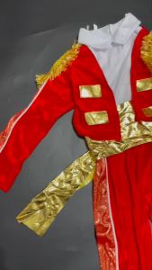 ชุดนานาชาติเด็ก ชุดสเปนเด็ก มาทาดอร์ Spanish Matador มาเป็นเสื้อ+กั๊ก+ผ้าคลุม+กางเกง+ผ้าคาด+หมวก (FANCY364)