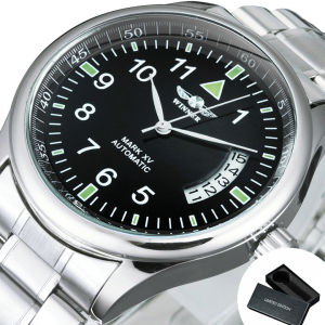 T-WINNER | WINNER Classic Watch for Men Calendar Design Business Minimalist Automatic Mechanical Watches Leather Steel Strap Fashion Clock