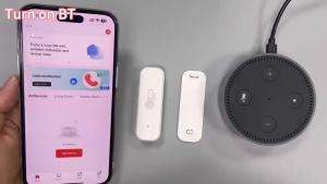 Cảm Biến Nhiệt Độ Và Độ Ẩm Thông Minh Tuya WiFi Sử Dụng Pin An Ninh Gia Đình Tương Thích Với Alexa Google Home