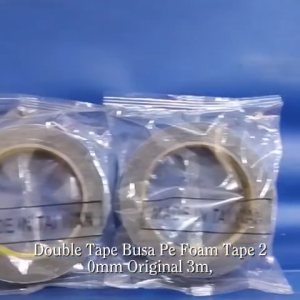 Double Tape Spons 3M PE Foam Tape 20mm Abu-Abu