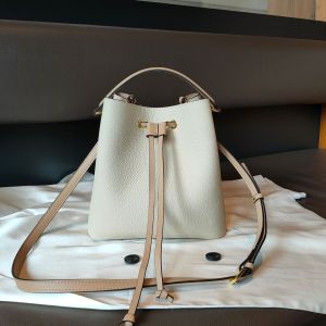 SHUCAI | Genuine Grade Leather Womens Shoulder Crossbody Bucket Bags Luxury Designer Brand Ladeis Small Handbag High Quality Female New
