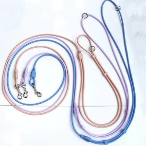 High-quality waterproof and durable PVC silicone pet leash suitable for training dogs of small medium and large sizes.