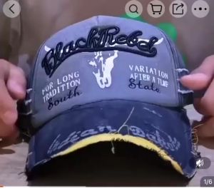 Topi Baseball BLACK REBEL Hat Cap Casual Sport Indian Dacota Distro Pria Wanita Dewasa