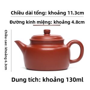 CANGHUTIANXIA | Bình Trà Zisha Đất Nung Đỏ Đơn Dinh Chung