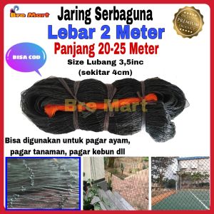Jaring pagar ayam ukuran 2x25 meter bisa untuk pagar ayam kandang ayam pagar tanaman