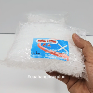 Ke Lót Gạch Chữ Thập 1mm 1.5mm Hưng Thịnh (1 bịch nặng 100g)