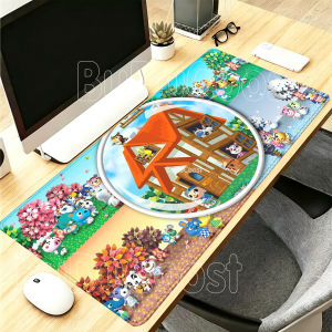 Bandai | Large Animal Crossing Kawaii Mouse Pad Non-Slip base Gaming Cute Cartoon Office e-sports Mousepad HD Printing overlock Desk Mat