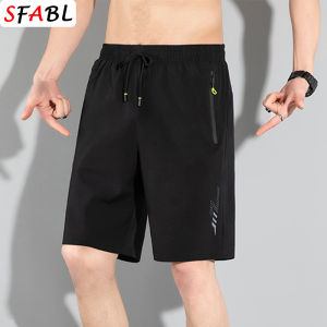 Gym Fitness Mens Shorts Quick Dry Elastic Training Running Sports Shorts Men Jogging Workout Short Pants Man Black Bottom XXXL