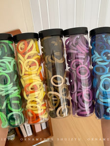 Colorful Elastic Hair Ties for Women Durable Hair Bands High Elasticity Hair Bands Girls Hair Accessories Korean Style Hair Bands