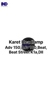 Karet Headlamp ADV 150 160 & BeAT Street K1A & CB150R StreetFire & CB150X & CBR 150R & CBR 250RR & Forza 250 & Genio & PCX 150 CBU & PCX 160 e:HEV & PCX 160 K1Z & Scoopy K2F & Sonic 150R & Supra GTR & Vario 160 K2S Dudukan Ganjel Lampu Depan Head Lamp