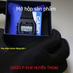 Đồng Hồ Điện Tử Casio F-91W Chống Nước Tuyệt Đối Pin Lâu 7 Năm Siêu Bền Bản Huyền Thoại