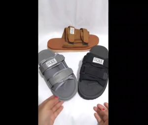 Injack Footwear - Sandal Gunung Traveling Casual Pria Wanita Slipper Cooper Full Black | Sandal Slide Slip On