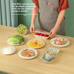 MONLEYTA | Disposable Thickened Food Grade Kitchen Use Leftovers Preservation Film Cover Bowl Dustproof Cover PE Material MONLEYTA Brand