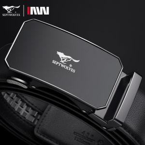 SEPTWOLVES | Business Auto-Buckle Leather Belt