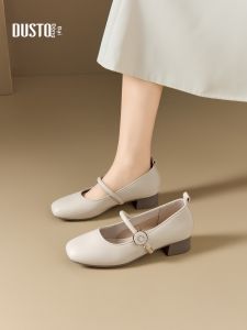DUSTO | Giày Mary Jane Gót Đế Dày Elegent cho Phụ Nữ Phong Cách Thu