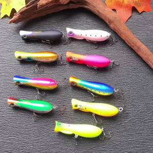 GREENSPIDER 75mm 125g Mồi Câu Cá Nổi Popper Mồi Câu Cá Nhân Tạo Wobblers Dành Cho Cá Chép Cá Hồi - Dụng Cụ Câu Cá Trên Mặt Nước Dành Cho Câu Cá Trên Sông Biển Hồ