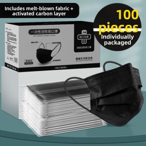 HENGPIN | Activated Charcoal Dust Protection Four-Layer Disposable Mask