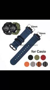 Nylon Watch Strap for DW-5600/5610/6900/9052 GW-M5610 GA2100 Canvas 16mm Band for GA-110/100/120 Bracelet Men Sport Wristband
