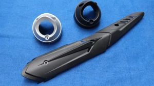 che pô exciter150 kiểu LC v6ốp pô xe yamaha exciter150 2015-2025(gắn như zinkhông cần chế)