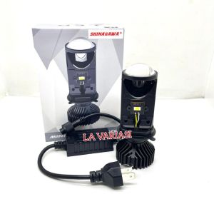 Projie LED Mini Projector H4 LED Original Lampu Mobil-Motor