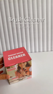 Brush Cleaner Cleanser Electric Machine Automatic Alat Pembersih Kuas Makeup Otomatis Mesin Silikon