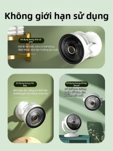 Quạt Đứng Siêu Mạnh Âm Thanh Nhẹ Treo Tường Bàn Dùng Trong Nhà Bếp Phòng Tắm Quạt Lưu Thông Không Khí Quạt Đứng Dùng Trong Nhà