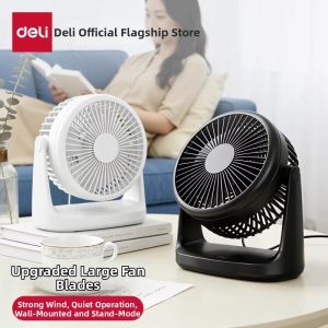 deli | Portable Silent Clamping Desk Fan