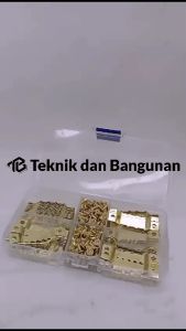 Plat Gantung Bingkai Foto Kuningan Hanging Picture Tool Kit ABD 100pcs
