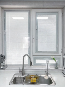Nature Wind Sunshine | Magnetic Controlled Aluminum Venetian Blind for Single Glass Inner Windows Easy to Clean