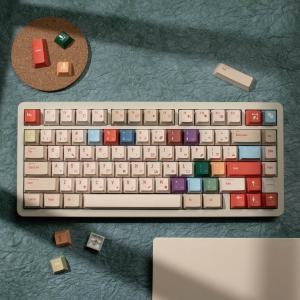 AI Illustrator Keycaps DYE-SUB Cherry Profile PBT Keycap Colorful For 61/64/68/84/87/100/104/108 Mechanical Gaming Keyboard